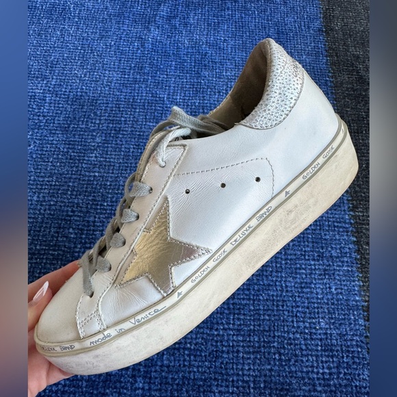 Golden Goose Hi Star , worn 3 times. Size 36- fits like a 6.5/7 - Picture 7 of 8